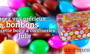 Miam le concours boîte à bonbons Julie