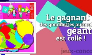 Gommettes autocollantes géantes pour les petits à gagner