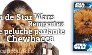 Peluche parlante Chewbacca à gagner