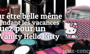 Remportez un Vanity Hello Kitty