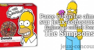Coffret Donuts Simpsons à gagner