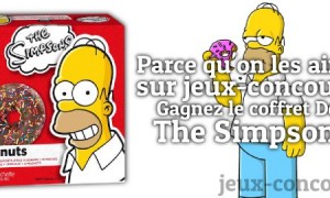 Coffret Donuts Simpsons à gagner