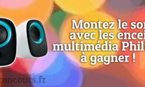 Enceintes Philips à Gagner