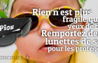 Gagnez une paire de Lunettes de Soleil pour bébé