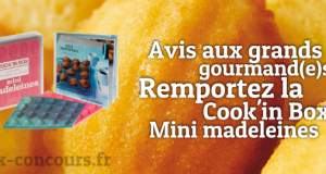 Gagnez une Cook’in Box Mini Madeleines