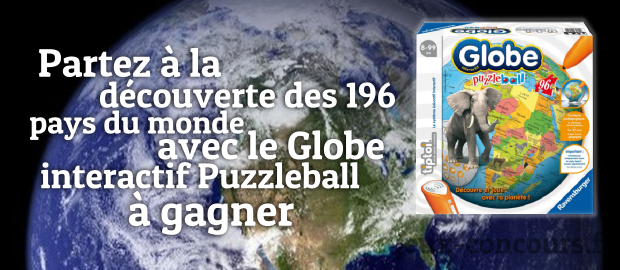Jouez pour le Globe Interactif Puzzleball