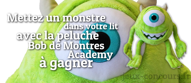 Gagnez une Peluche Bob de Monstres Academy
