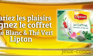 Gagnez un Coffret de thé Lipton